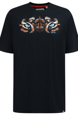 D-555 T-SHIRT Leamington tijgerogen zwart