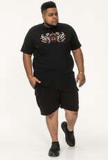D-555 T-SHIRT Leamington tijgerogen zwart