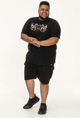 D-555 T-SHIRT Leamington tijgerogen zwart