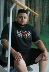 D-555 T-SHIRT Leamington tijgerogen zwart