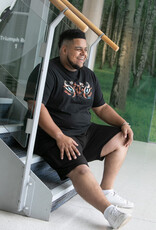 D-555 T-SHIRT Leamington tijgerogen zwart