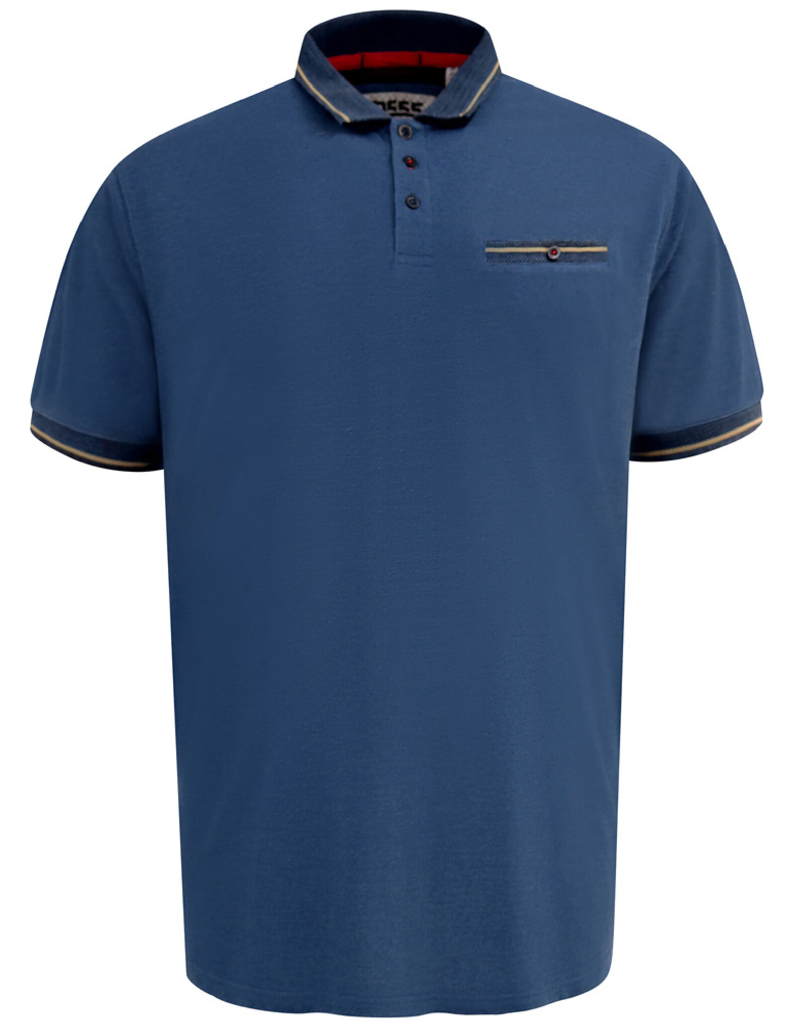 D-555 POLOSHIRT met borstzak 'Redditch 2' - blauw