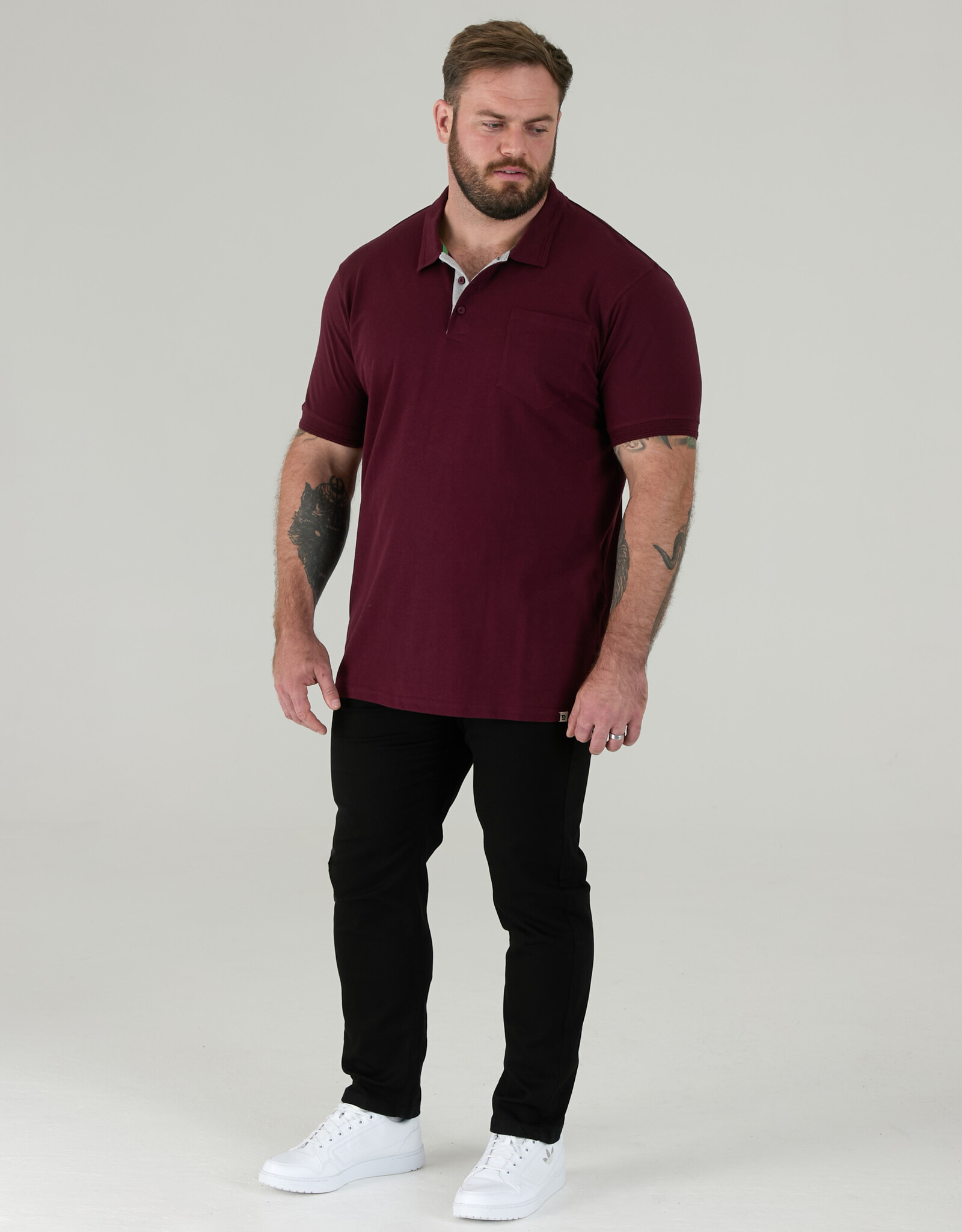 D-555 POLOSHIRT GRANT met borstzak