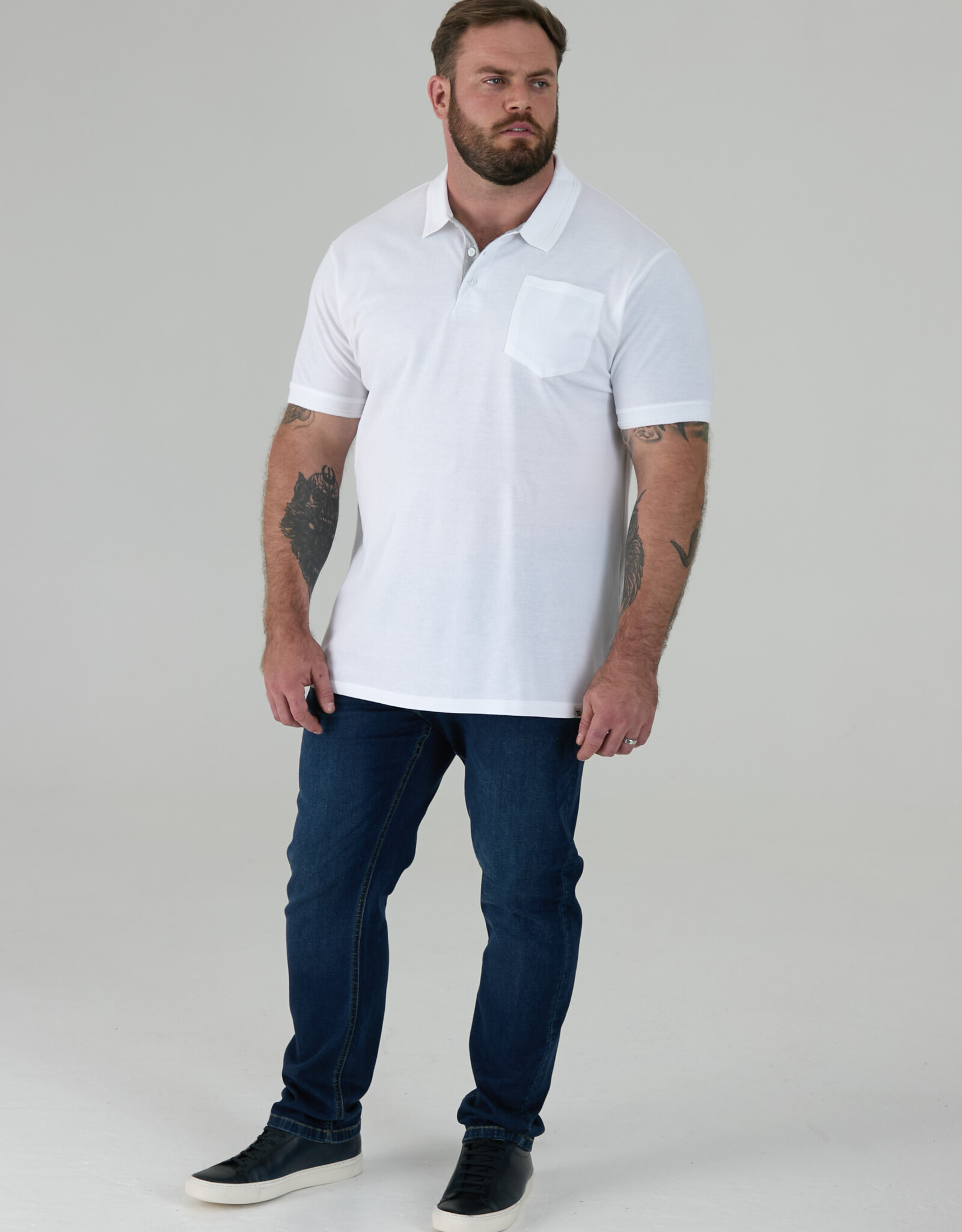 D-555 POLOSHIRT GRANT met borstzak