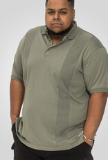 D-555 POLO chippenham voorpannel in jacqard stijl korte mouw