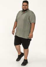 D-555 POLO chippenham voorpannel in jacqard stijl korte mouw