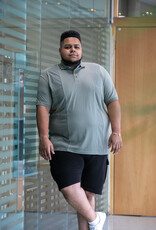 D-555 POLO chippenham voorpannel in jacqard stijl korte mouw