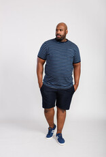 D-555 T-SHIRT beamont-D555 navy gestreept