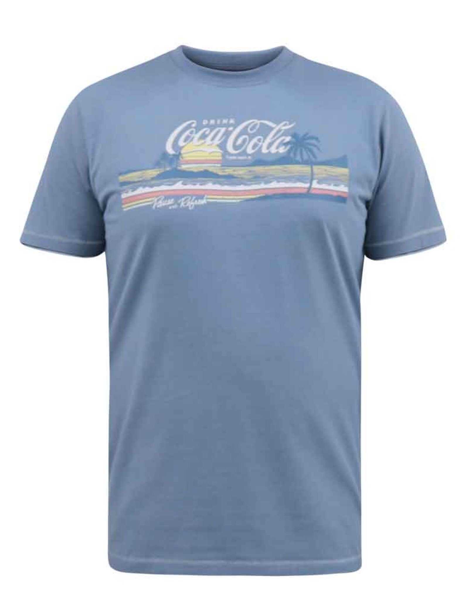 D-555 T-SHIRT norfolk-D555 offical coca-cola beach scene
