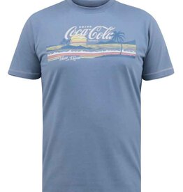 D-555 T-SHIRT norfolk-D555 offical coca-cola beach scene