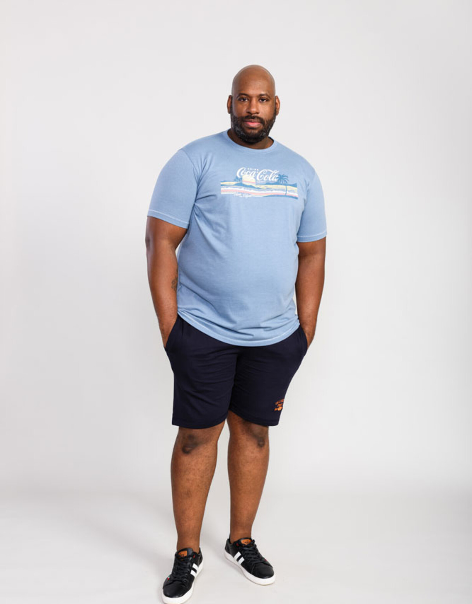 D-555 T-SHIRT norfolk-D555 offical coca-cola beach scene