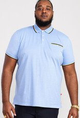 D-555 POLO TALBOT-D555 Pique met jacquard aan hals mouw en borstzak