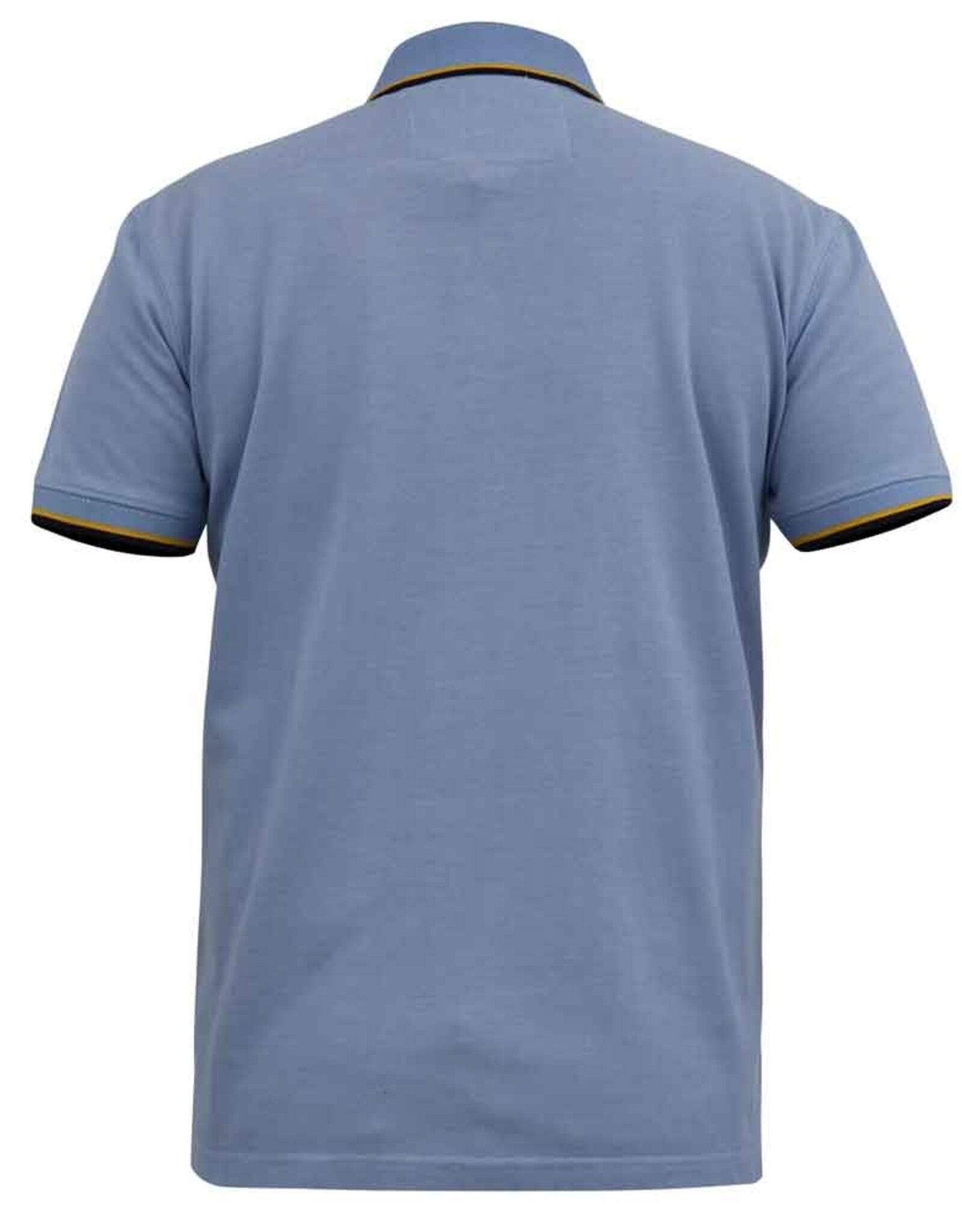 D-555 POLO TALBOT-D555 Pique met jacquard aan hals mouw en borstzak