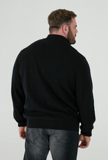D-555 FRANCO D555 Basic Zip Through gebreide sweater