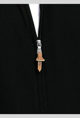 D-555 FRANCO D555 Basic Zip Through gebreide sweater