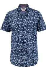 D-555 OVERHEMD PADBURY-D555 Floral korte mouw