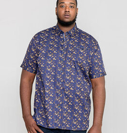 D-555 OVERHEMD KINGSTON-Floral korte mouw