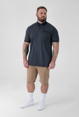 D-555 POLO shirt SAUNDERS-D555 Jacquard met borstzak