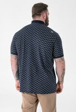 D-555 POLO shirt SAUNDERS-D555 Jacquard met borstzak