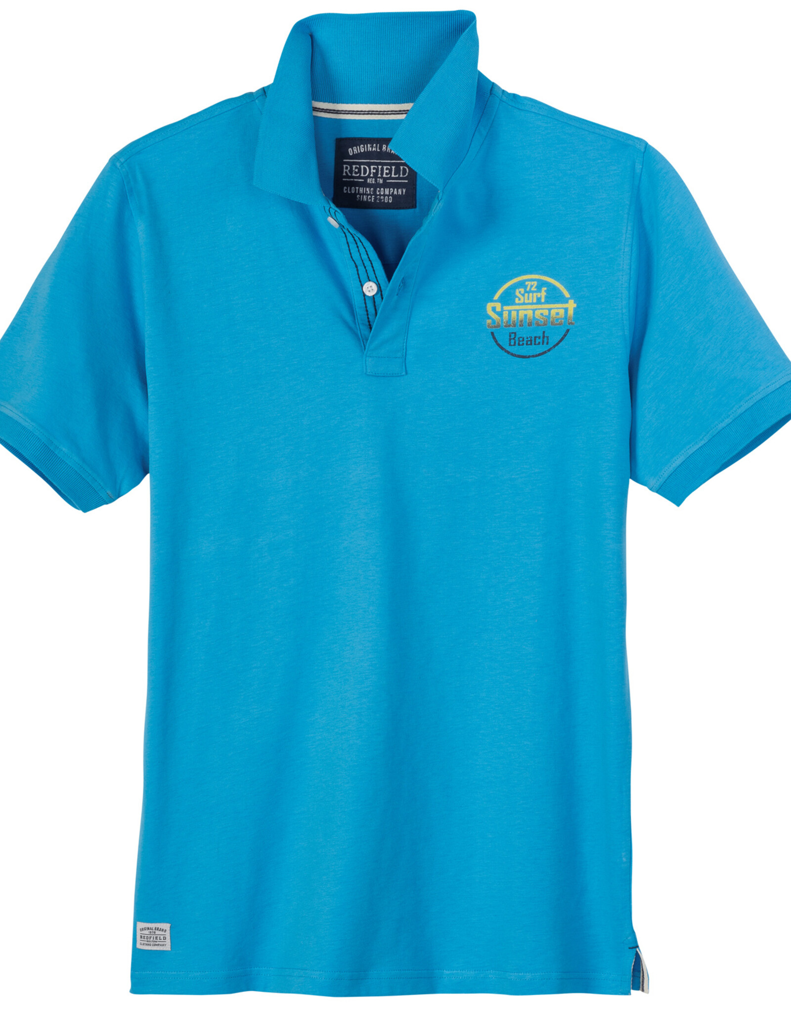 Redfield POLOSHIRT SURF SUNSET blauw