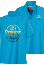 Redfield POLOSHIRT SURF SUNSET blauw