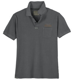 Redfield POLOSHIRT Jonh's garage - vintage grijs