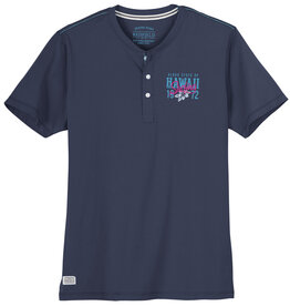 Redfield Redfield SHIRT met knoopjes ‘HAWAII 1972 - denim