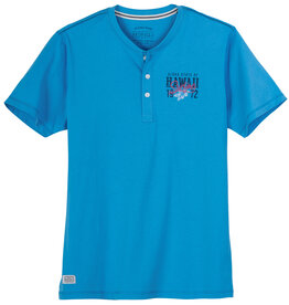 Redfield Redfield SHIRT met knoopjes ‘HAWAII 1972 - turquoise