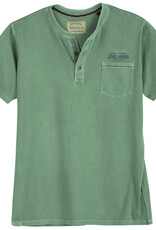 Redfield Redfield SHIRT met knoopjes ‘JOHN's GARAGE - sage groen