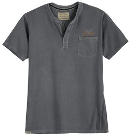 Redfield Redfield SHIRT met knoopjes ‘JOHN's GARAGE - antraciet