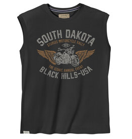 Redfield SINGLET / TANKTOP ‘South Dakota' - zwart