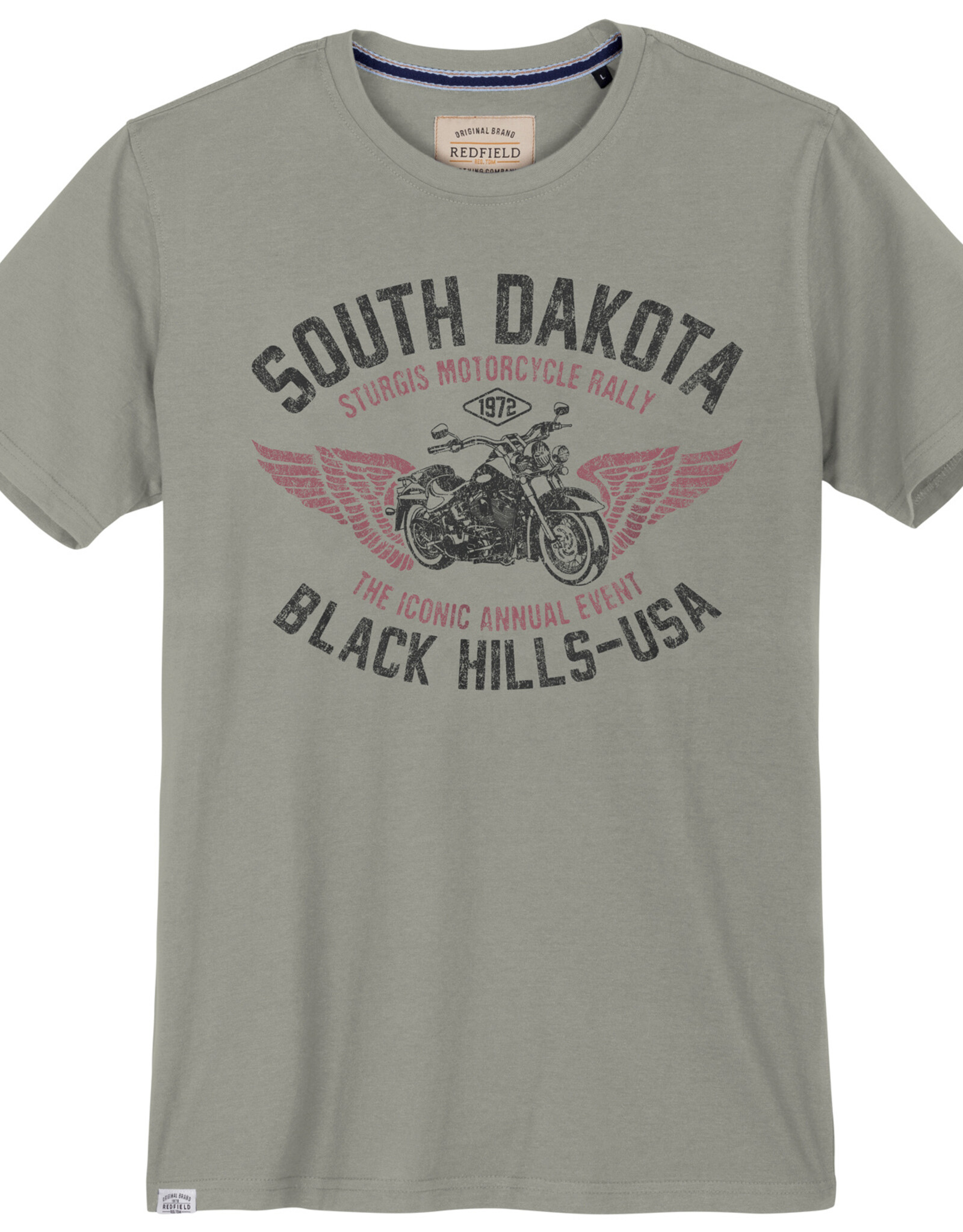 Redfield T-SHIRT South dakota -grijs