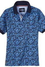 Redfield POLOSHIRT bloemenprint - nacht blauw