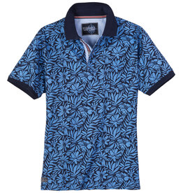 Redfield POLOSHIRT bloemenprint - nacht blauw