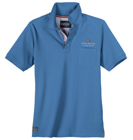 Redfield POLOSHIRT nautical voyage - licht blauw