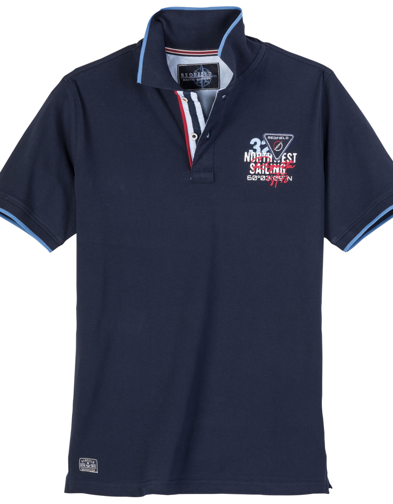 Redfield POLOSHIRT north west sailing - nacht blauw