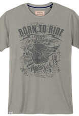 Redfield T-SHIRT BORN TO RIDE - grijs