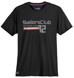 Redfield T-SHIRT sailersclub members only - zwart