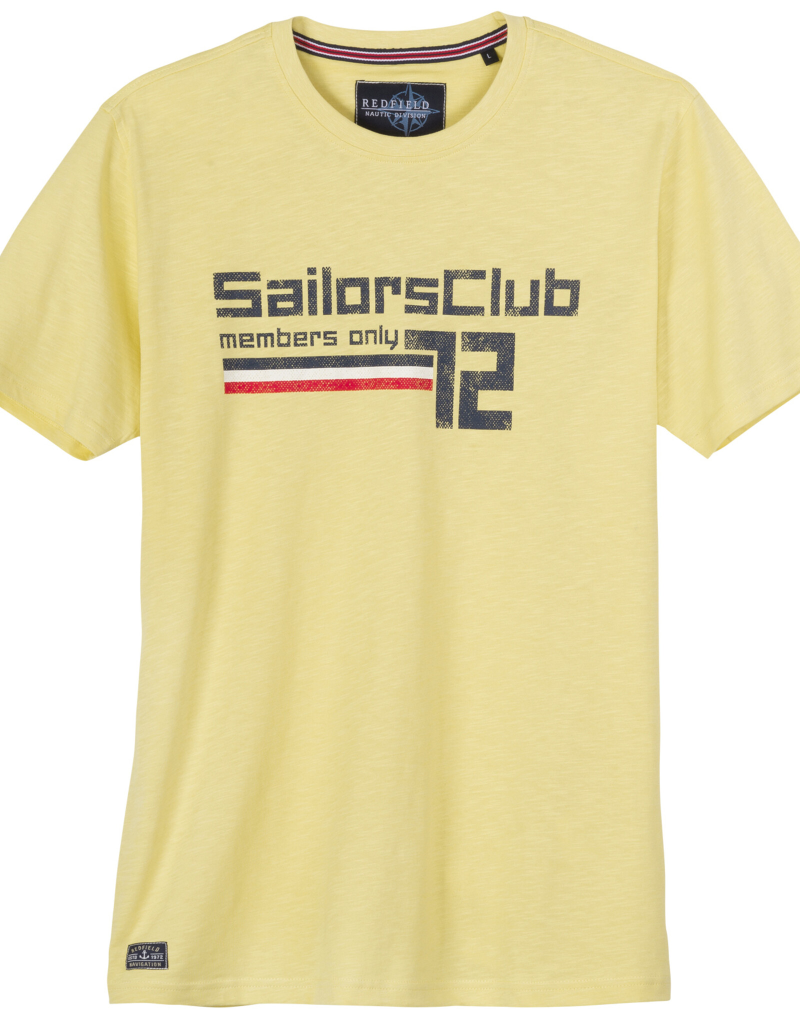 Redfield T-SHIRT sailersclub members only - geel