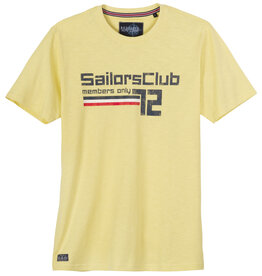 Redfield T-SHIRT sailersclub members only - geel