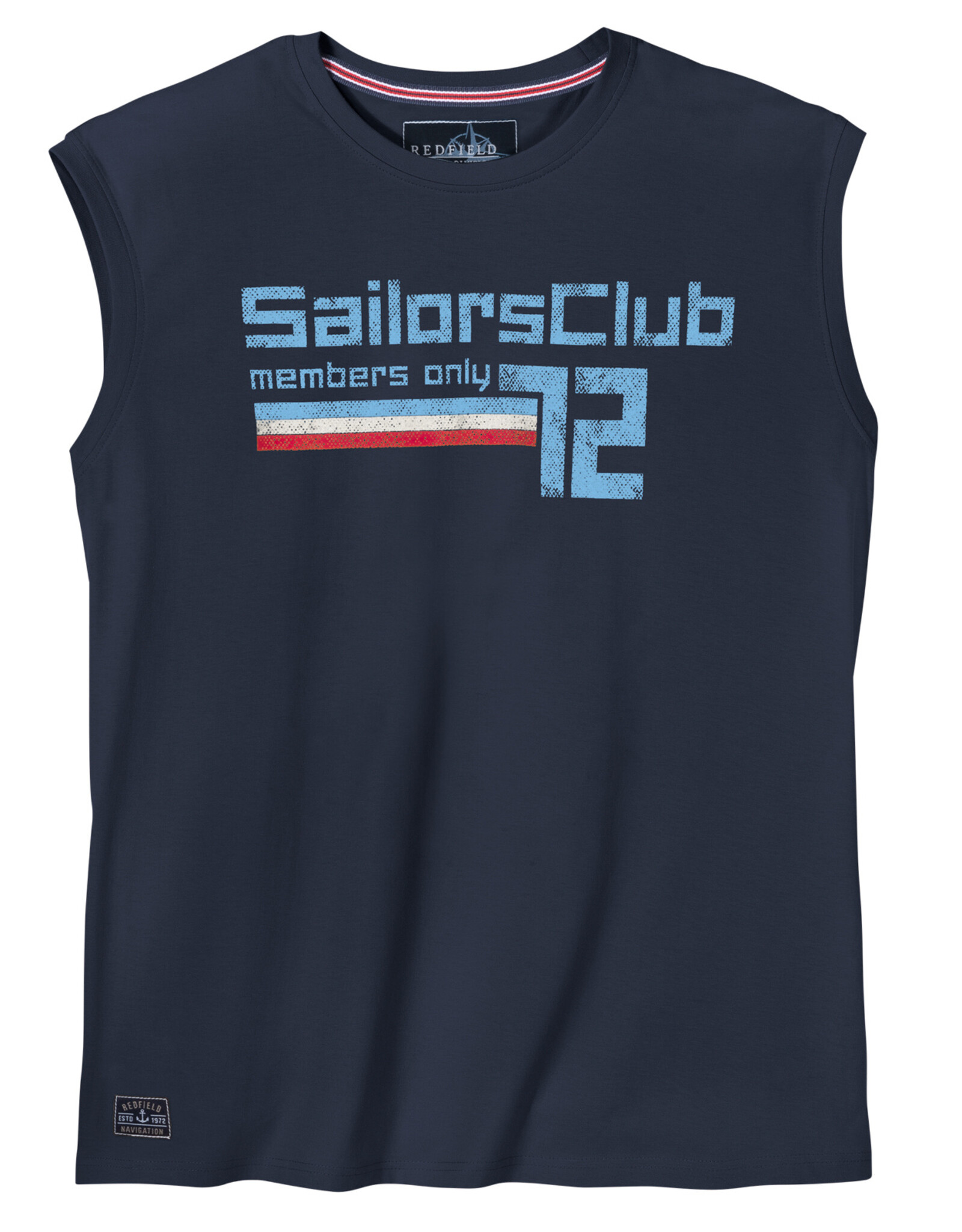 Redfield SINGLET / TANKTOP ‘sailorsclub members only' - nacht blauw