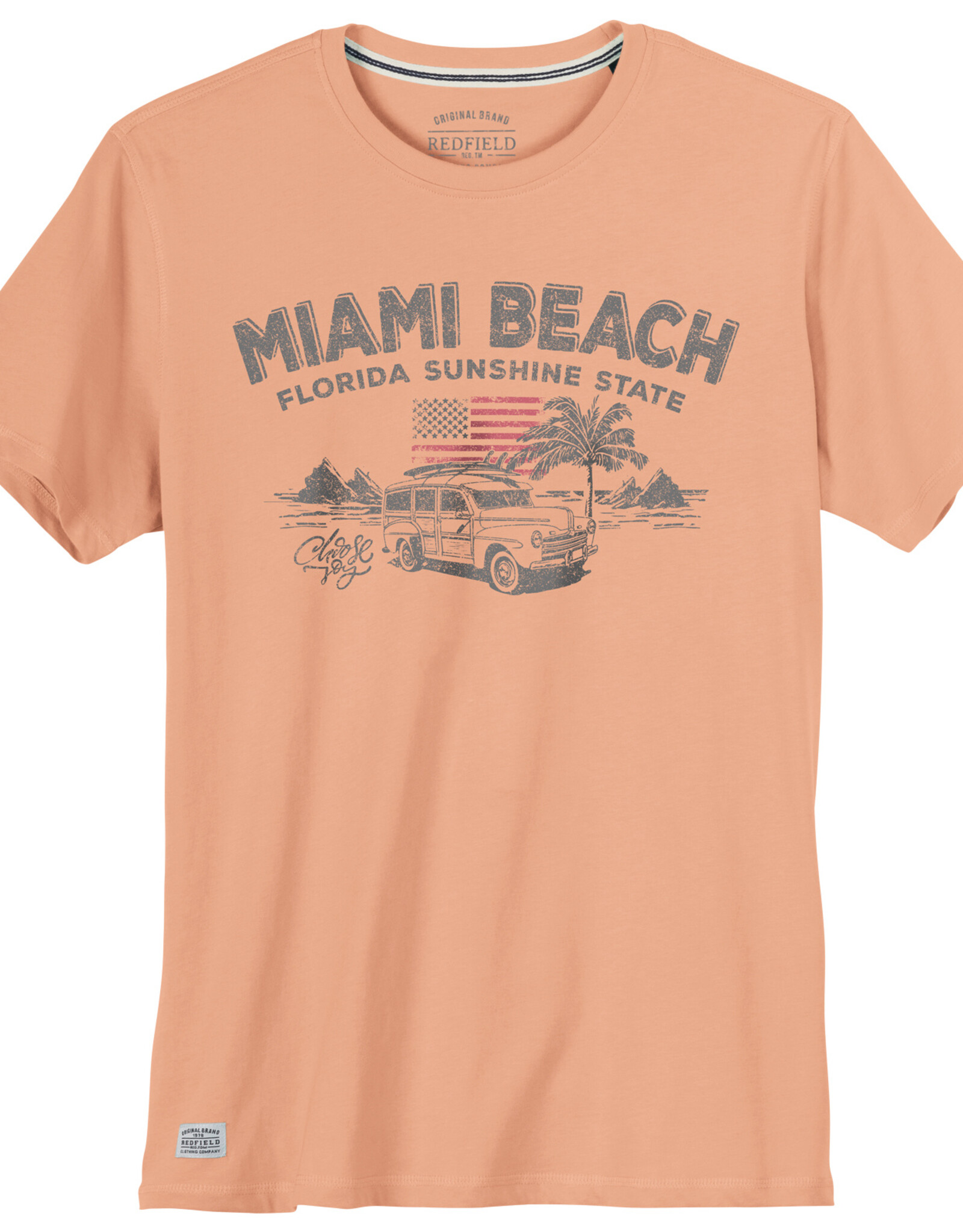 Redfield T-SHIRT miami beach - oranje