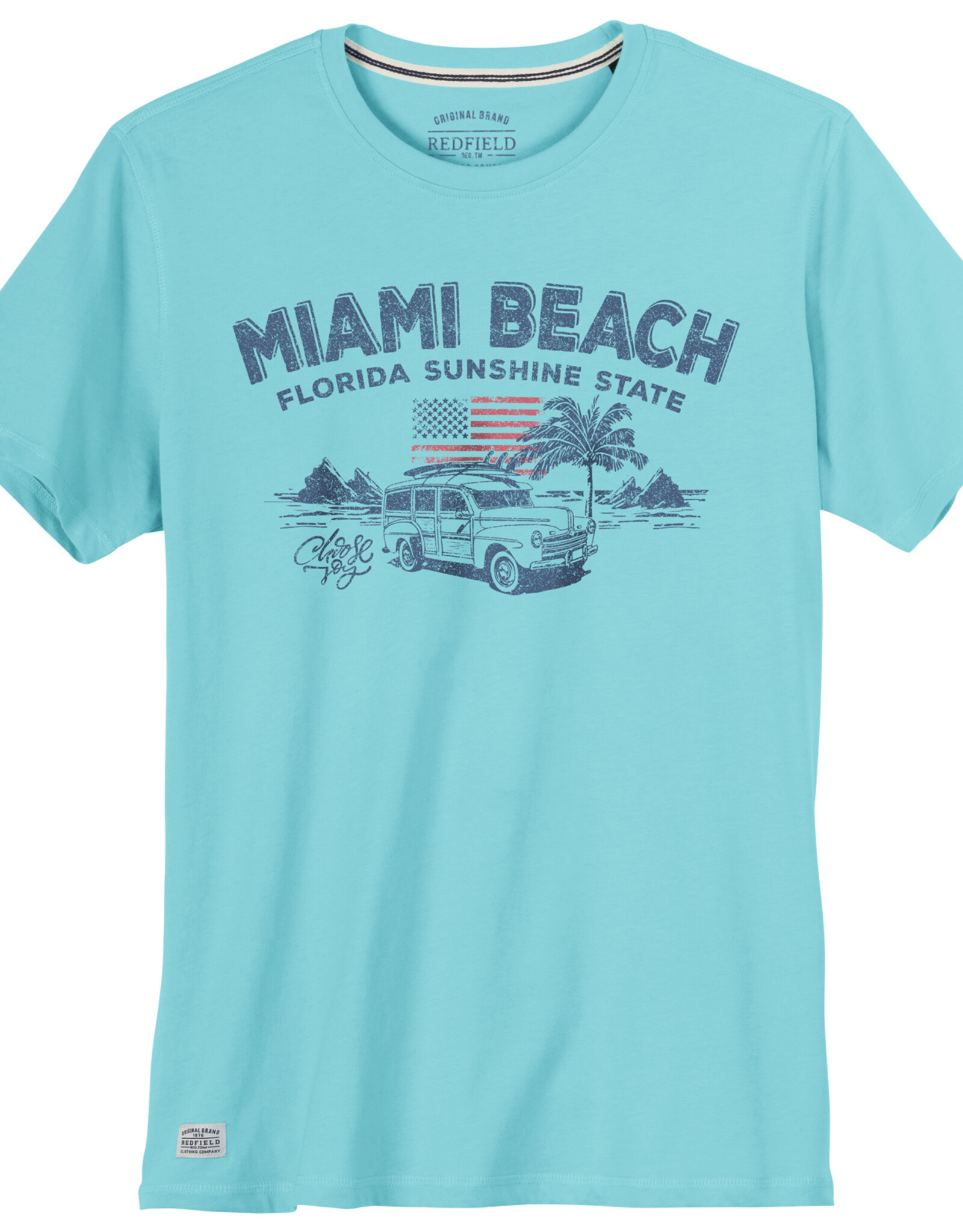 Redfield T-SHIRT miami beach - turquoise