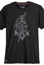 Redfield T-SHIRT ocean spirit - zwart