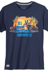 Redfield T-SHIRT it's always five o'clock somewhere! - denim