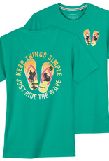 Redfield T-SHIRT 'beach vibes' - groen