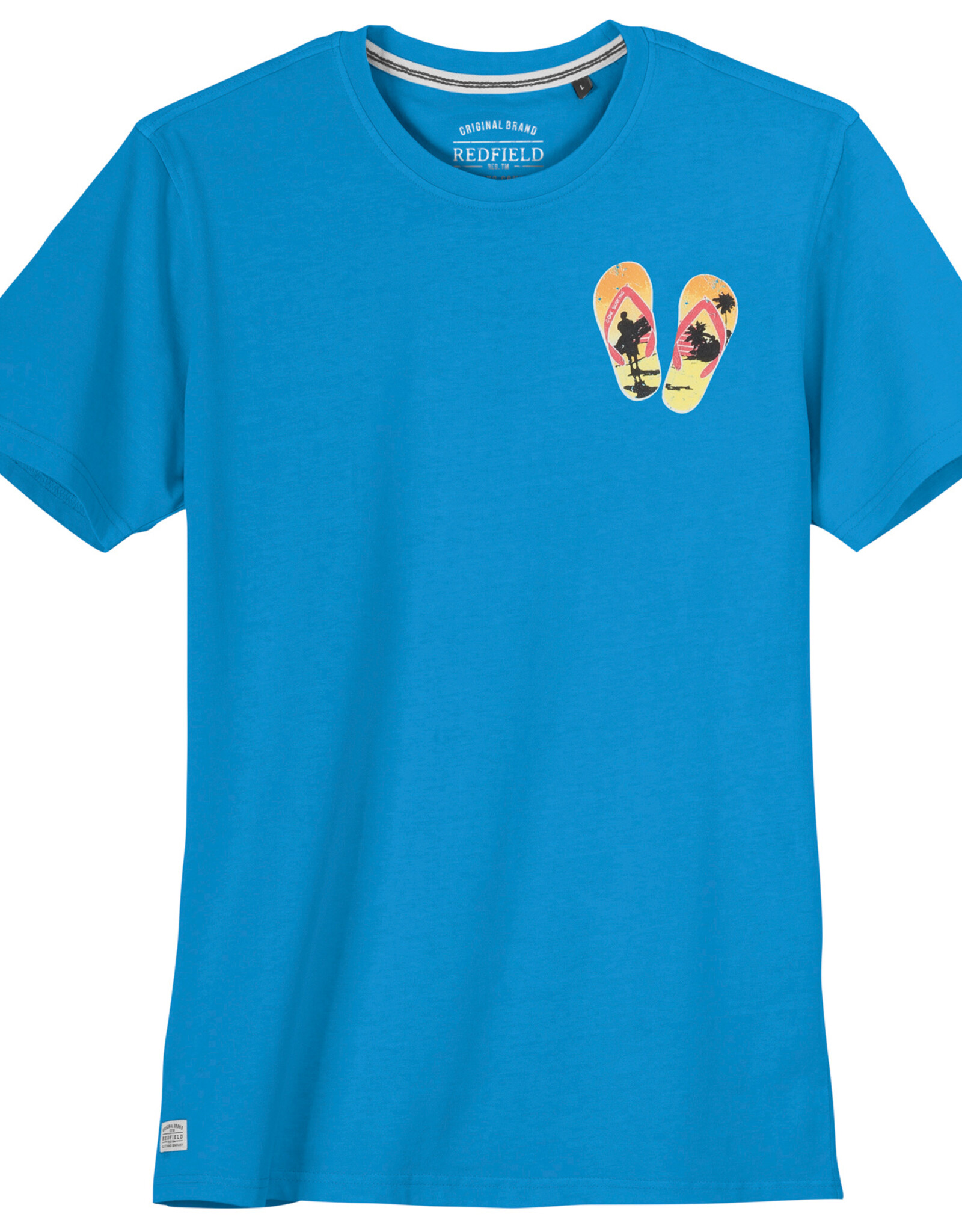 Redfield T-SHIRT 'beach vibes' - blauw
