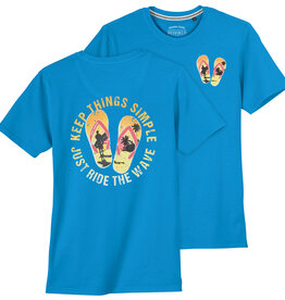 Redfield T-SHIRT 'beach vibes' - blauw