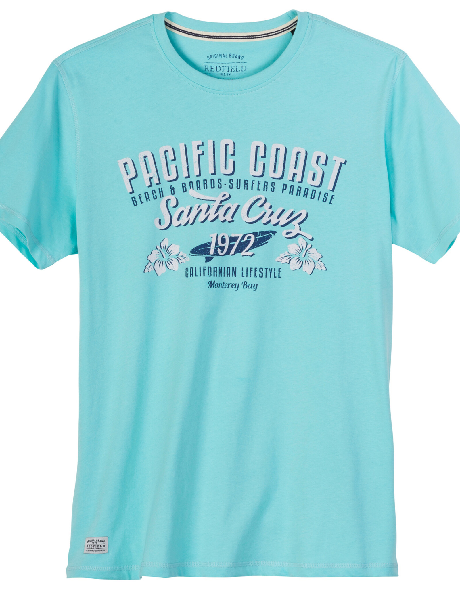 Redfield T-SHIRT 'pacific coast santa cruz' - turquoise