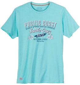 Redfield T-SHIRT 'pacific coast santa cruz' - turquoise